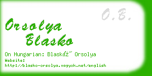 orsolya blasko business card